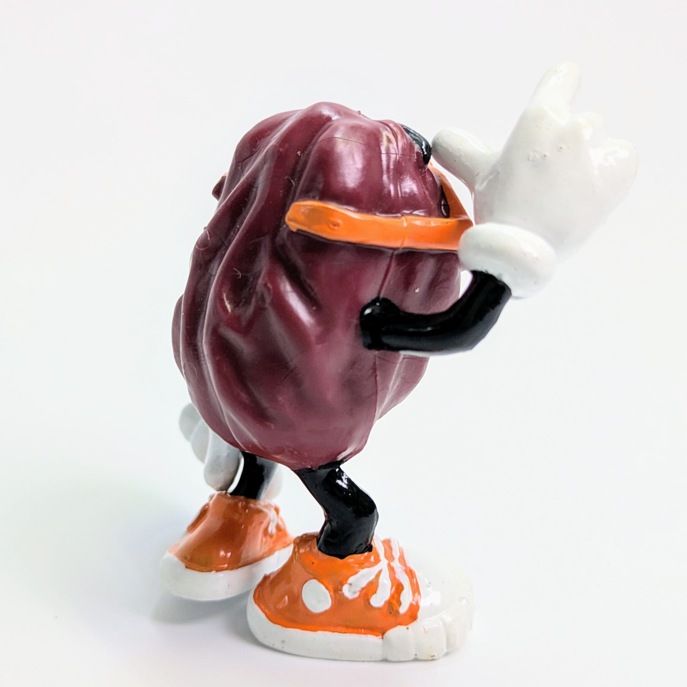 ☆VINTAGE☆【California Raisins(カリフォルニアレーズン)】 1987-1988 Justin X. Grape & Ben Indasun PVC Mサイズ2体SET 〚アメリカン雑貨 アメトイ〛