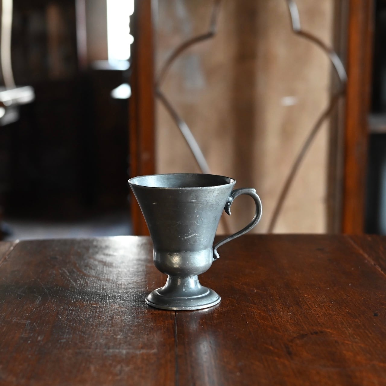 ピューターカップ　2個　アンティーク Pewter Cup / ピューター カップ〈 エタン・店舗什器・食器
