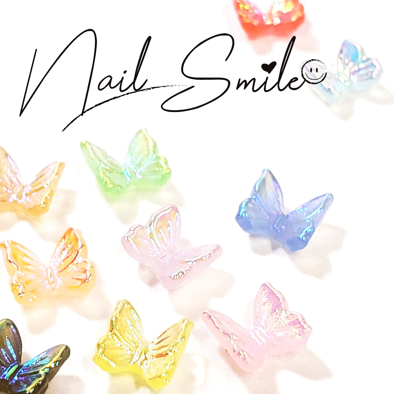 立体オーロラバタフライ | Nail Shop Nail smile|ネイルスマイル