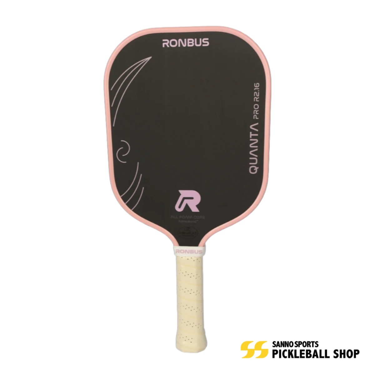 GEN4]RONBUS Quanta PRO R2.16 Pink ピックルボールパドル | SANNO