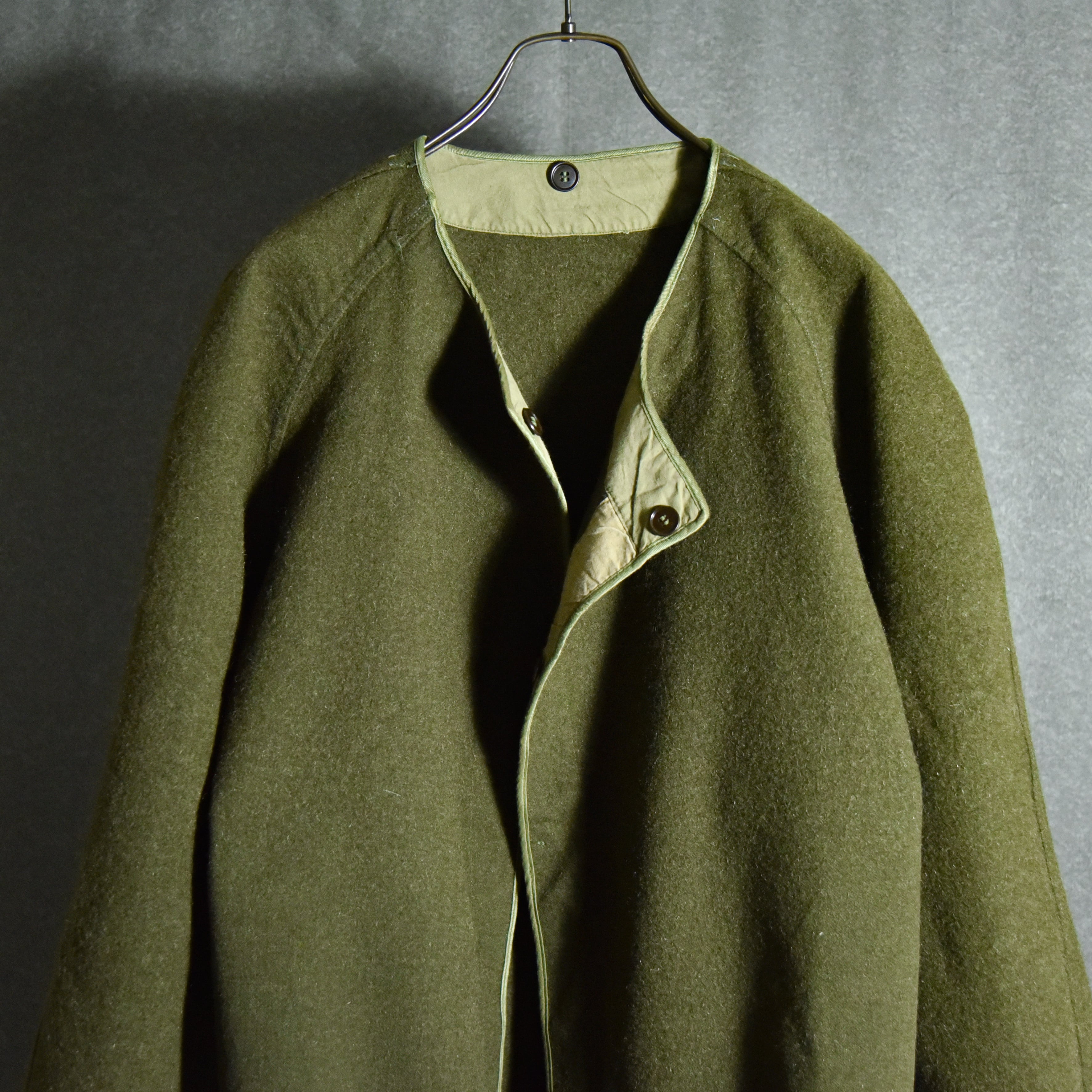 60s French Army M64 Field Coat Wool Liner フランス軍 フィールド コート用 ウール ライナー