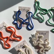 ポリマークレイピアス / イヤリング -46