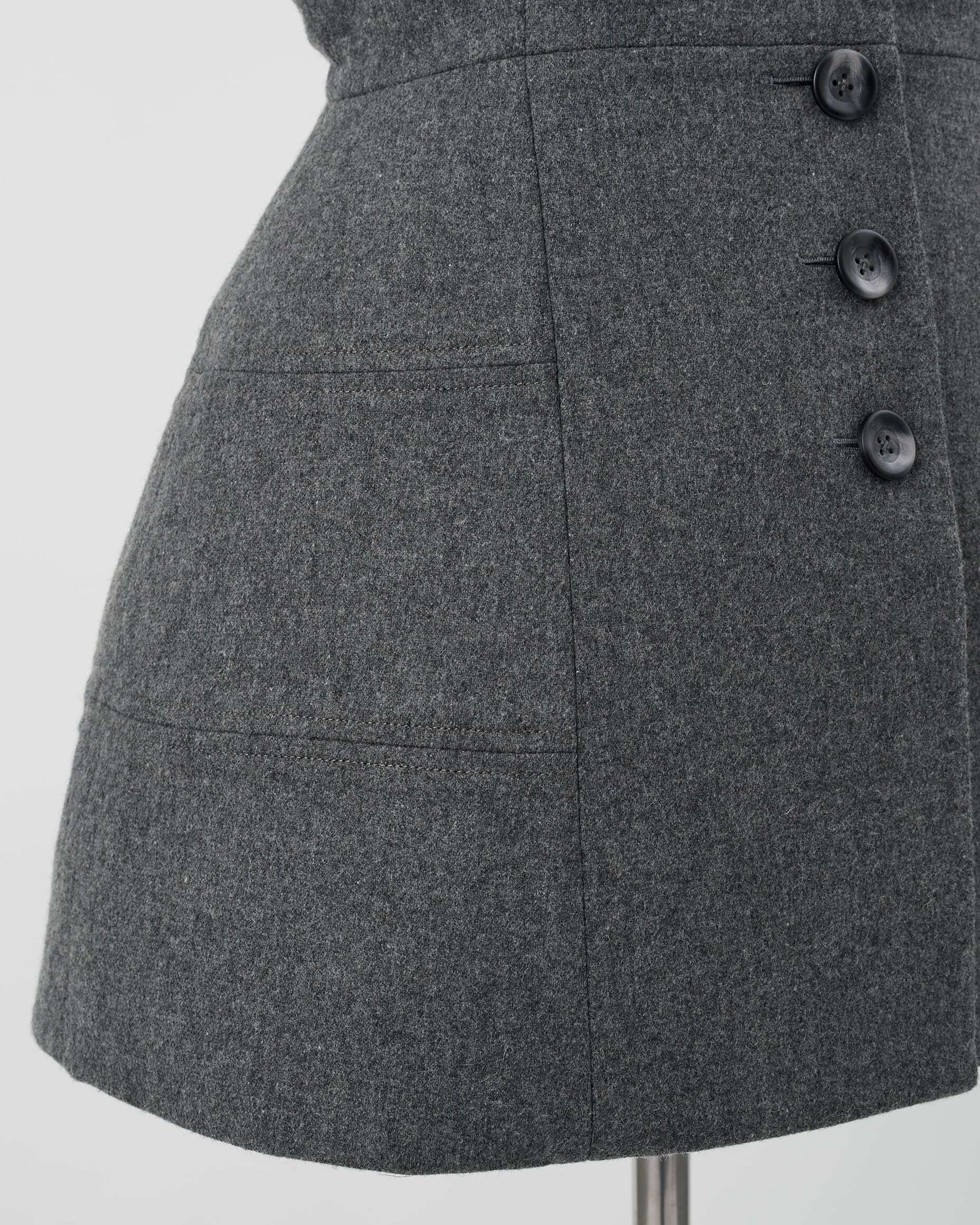 ダックジレ Marine グレー | Cygne