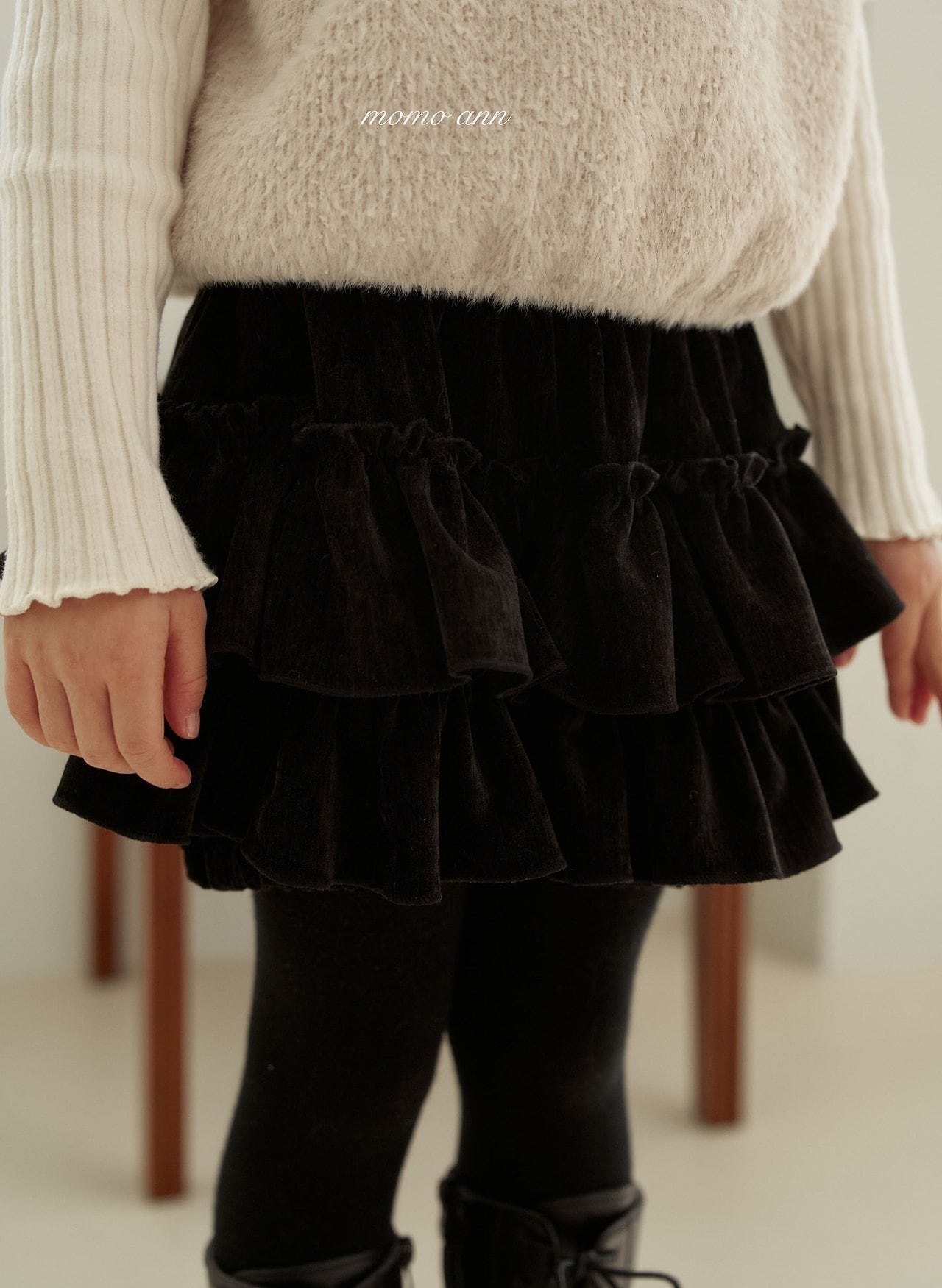 【予約】Velvet Tiered Pants/ momo ann