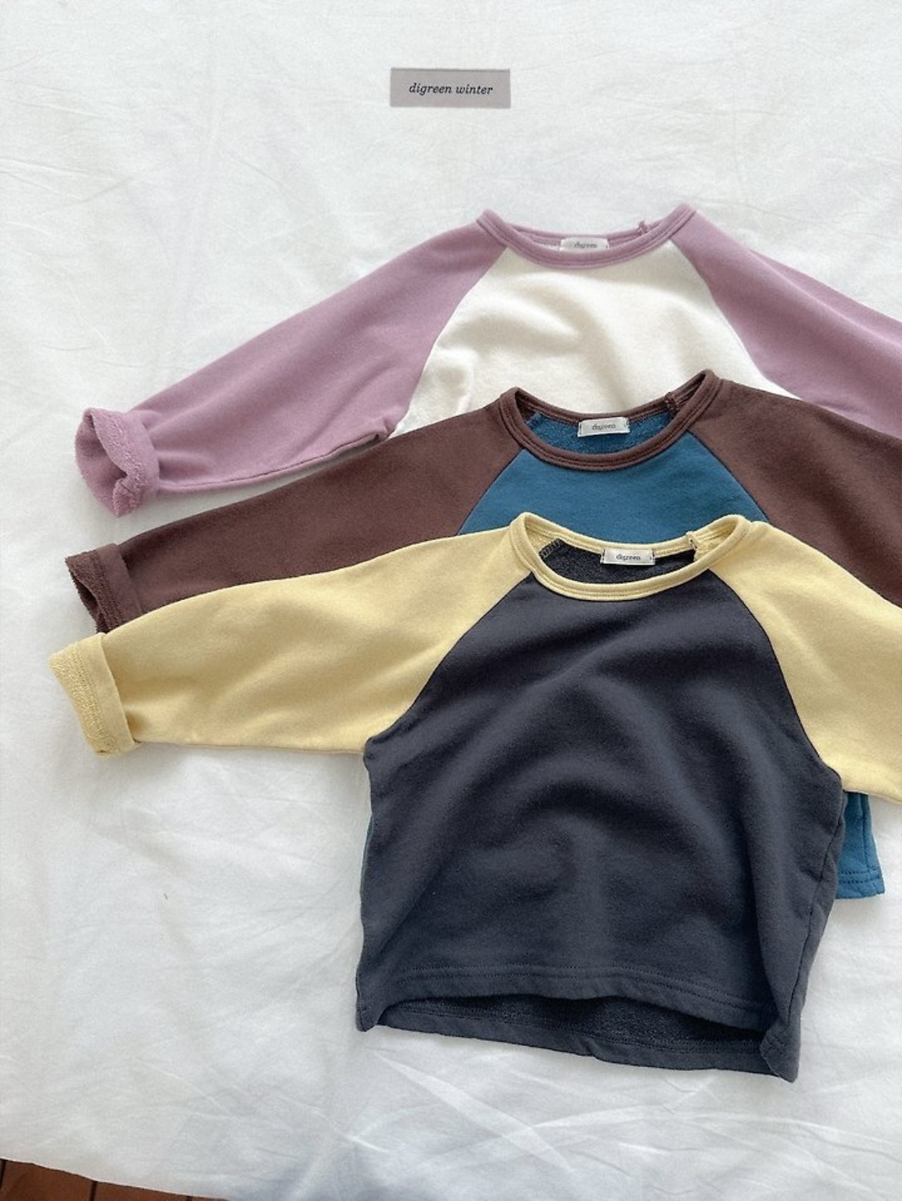 〖取寄〗韓国子供服 / 26winter / Digreen / ラグランT / キッズ / 冬服 *S~2XL*
