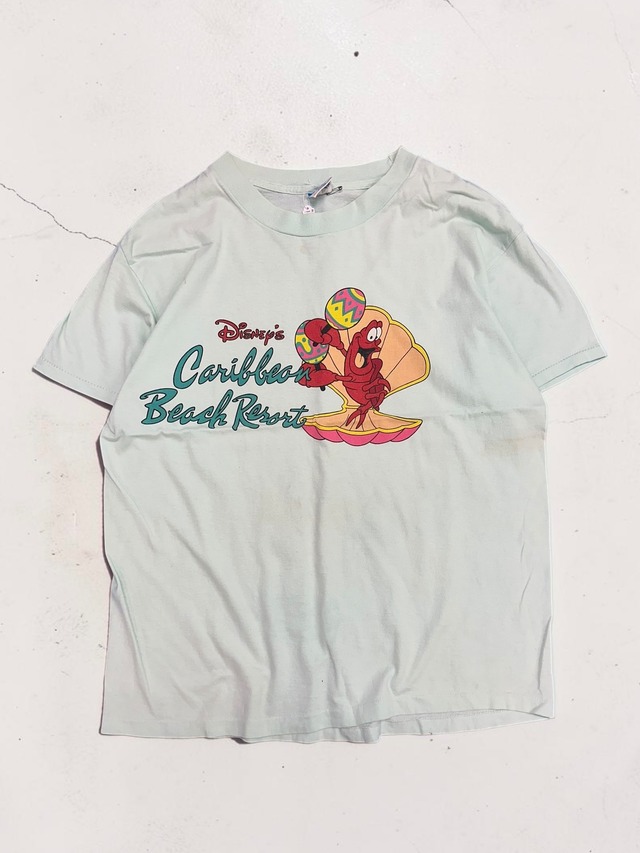 ［90s'］Disney WDW "Sebastian" Print T-shirt XL