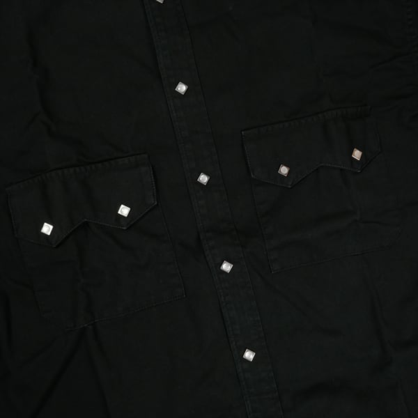 Size【L】 TENDERLOIN テンダーロイン PIQUE SHT SNAP BUTTON BLACK