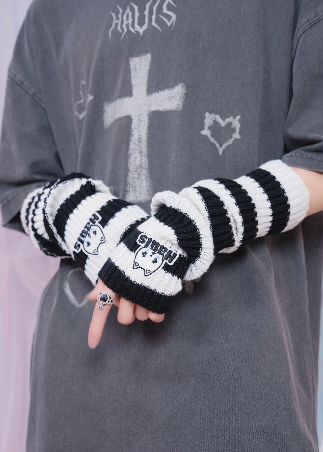 ダイリク archive レッグ ハンドウォーマー グランジ y2k 23ss