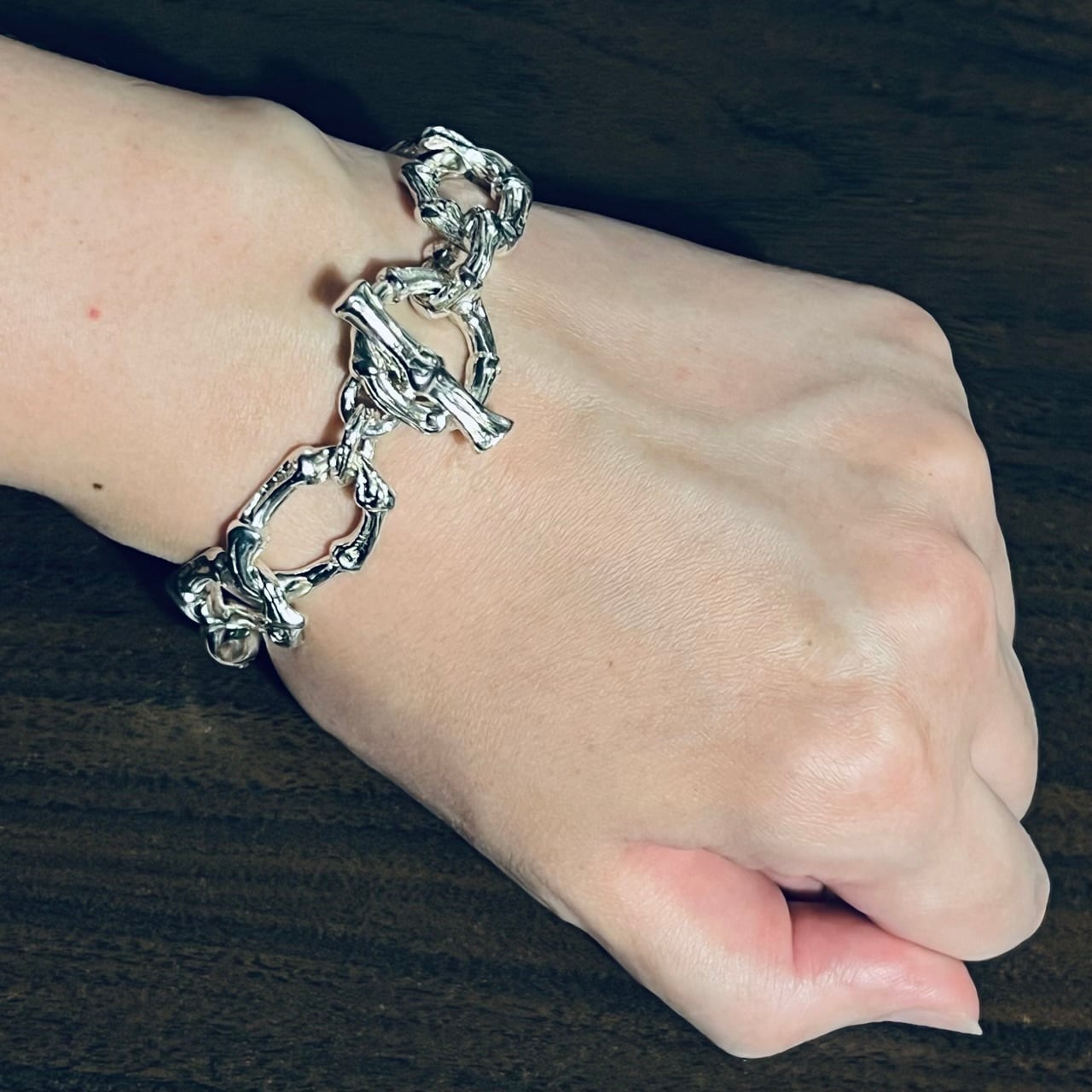 Vintage Tiffany】 ヴィンテージティファニー フォークバングル  