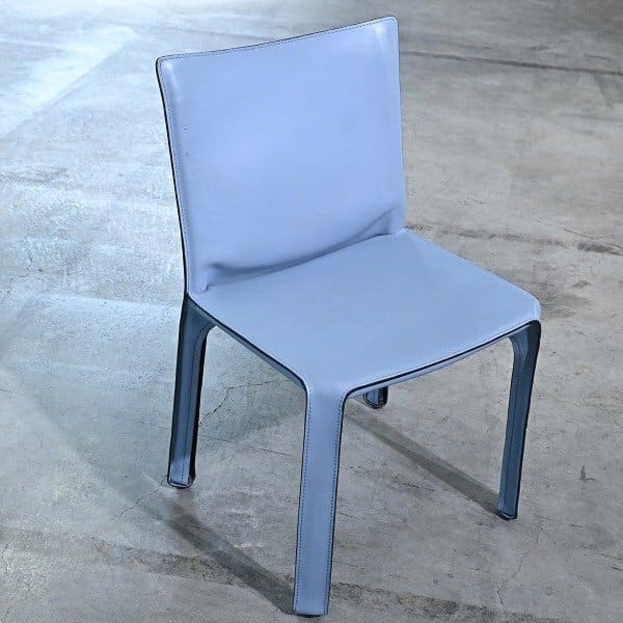 Cassina 31万「412 CAB/キャブ」チェア A マリオ・ベリーニ リビング ダイニング 椅子 本革 イタリア モダン カッシーナ MARIO BELLINI