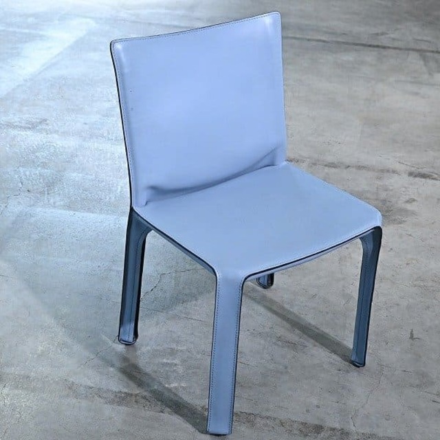 Cassina 31万「412 CAB/キャブ」チェア A マリオ・ベリーニ リビング ダイニング 椅子 本革 イタリア モダン カッシーナ MARIO BELLINI