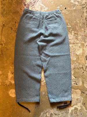 TESS / Jacquard eazy pants / Relax pants / NAVY