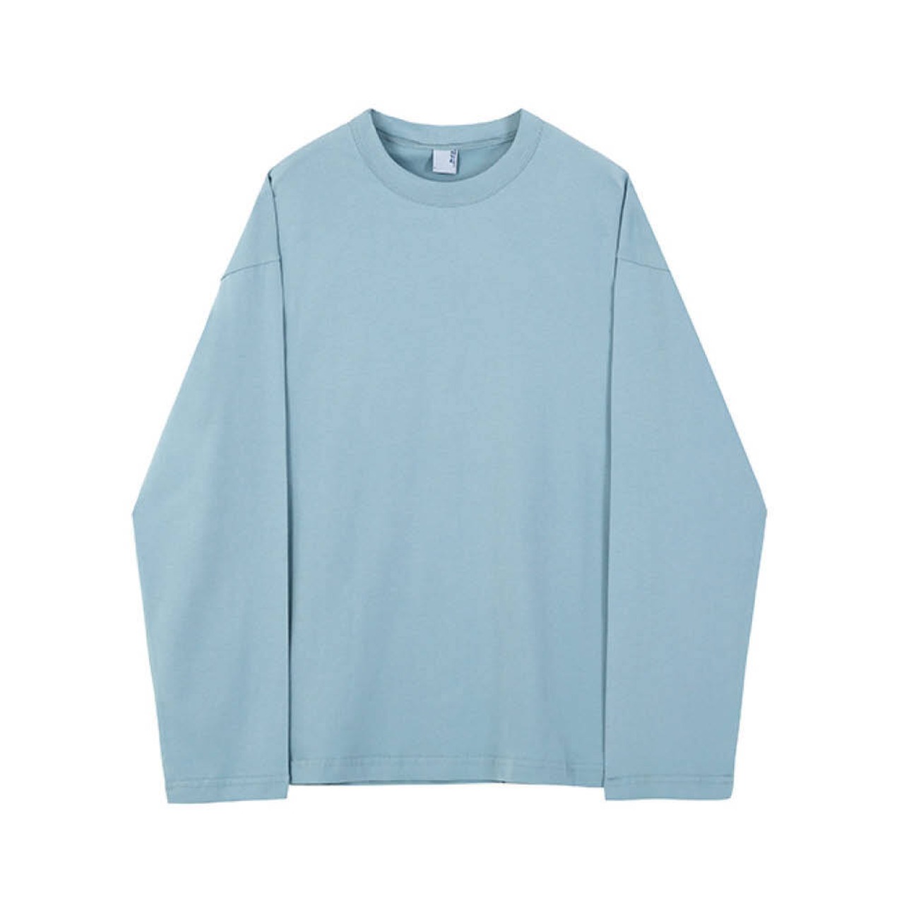 ベーシックラウンドネック薄手ロングTシャツ　MT0080054