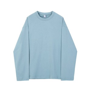 ベーシックラウンドネック薄手ロングTシャツ　MT0080054
