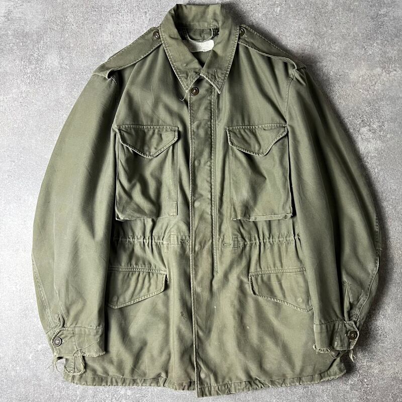 40s US ARMY 米軍実物 M-43 フィールド ジャケット 36R ⁄ 40年代