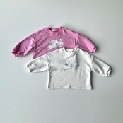 ルプティモ / le petit mo / うさぎオーバーTシャツ / 韓国子供服 / キッズ / 26winter〖取寄〗*XS~XL*
