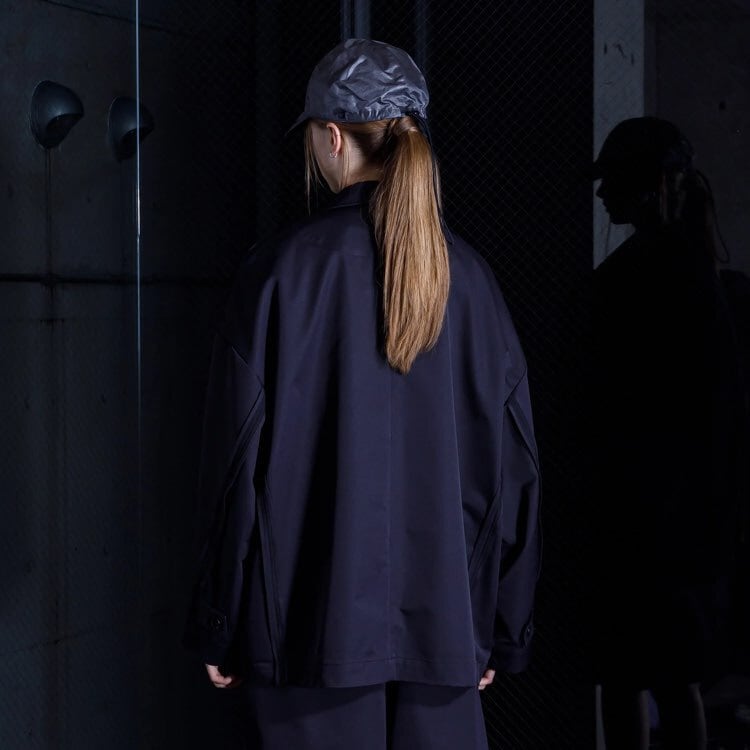 24SS】VOAAOV Relux Tech Chino Big Tailored Jacket (BLACK) VOJK-L22