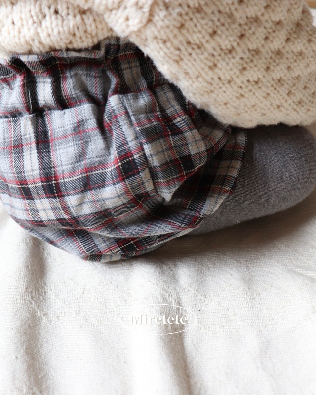 【取寄】クラシカルなタータンチェックブルマ