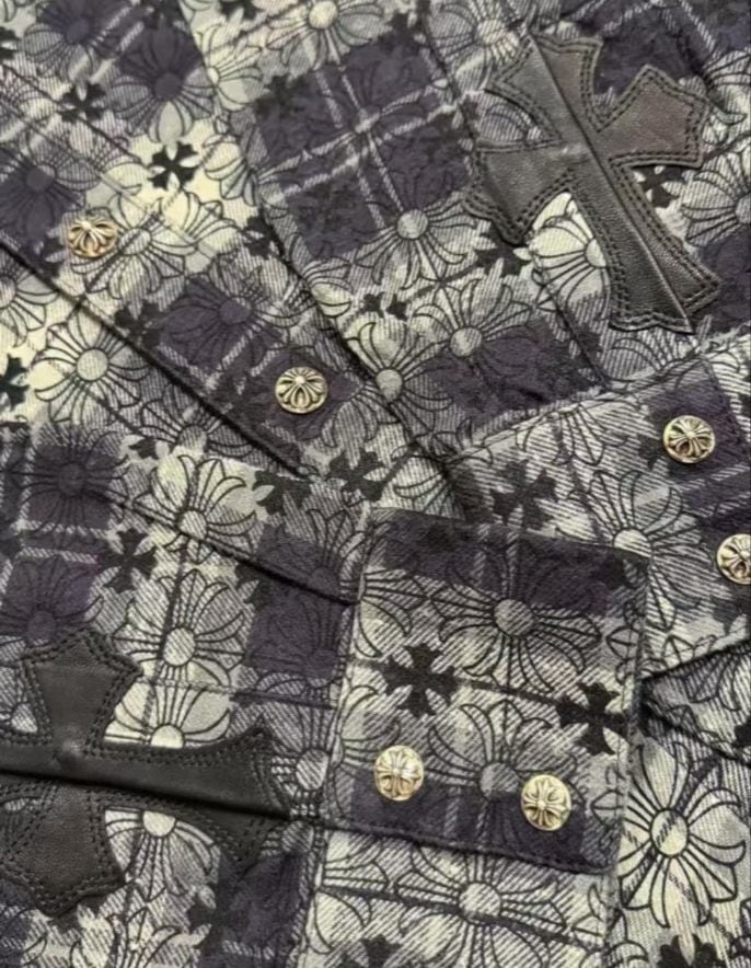 CHROME HEARTS クロムハーツ LOOSEENDS CHプラス 総柄 チェック