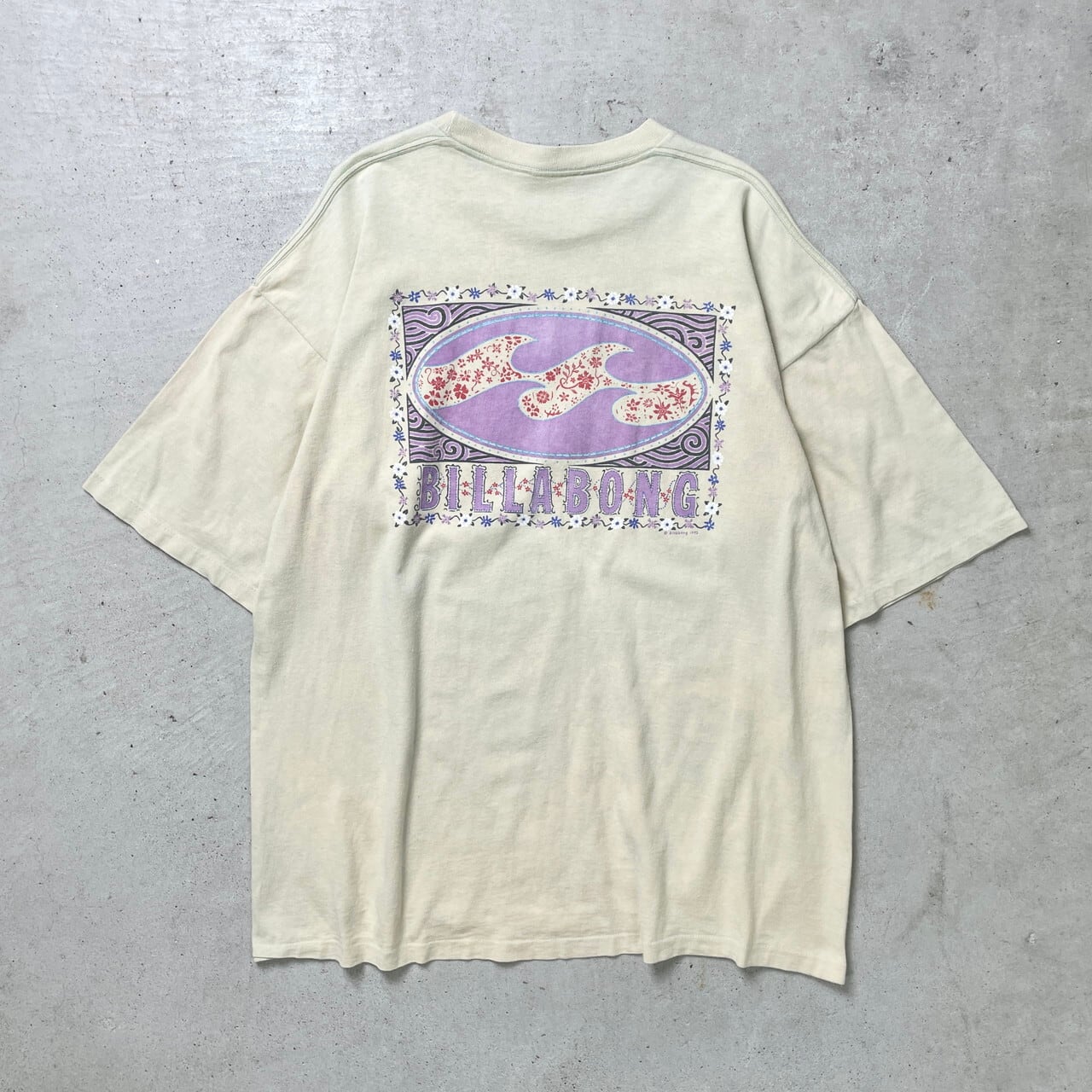 90年代 USA製 BILLABONG ビラボン プリントTシャツ サーフ メンズXL 
