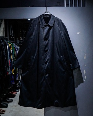 【add (C) vintage】80's “Aquascutum” Vintage Balmacaan Coat