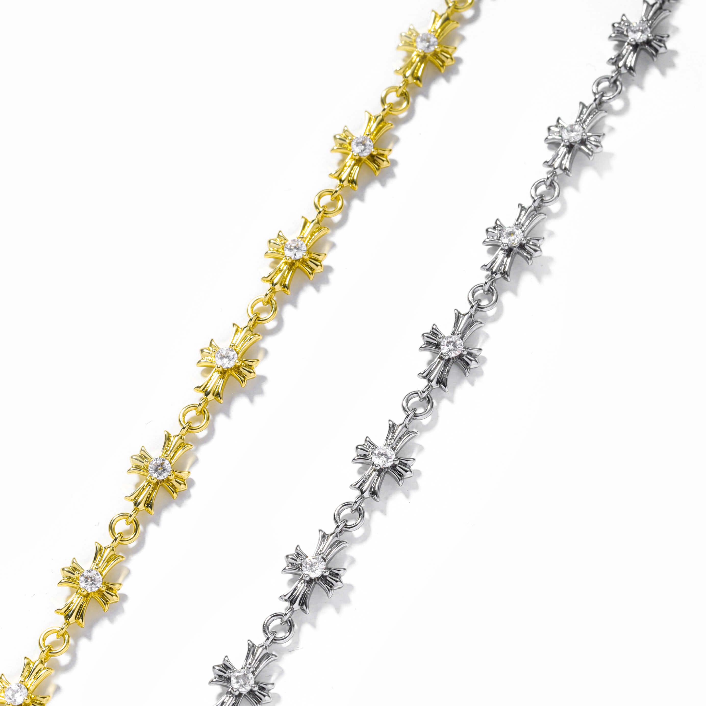 LUXURY CROSS SERIES- whole zirconia cross necklace VN9-42 | VERIELA