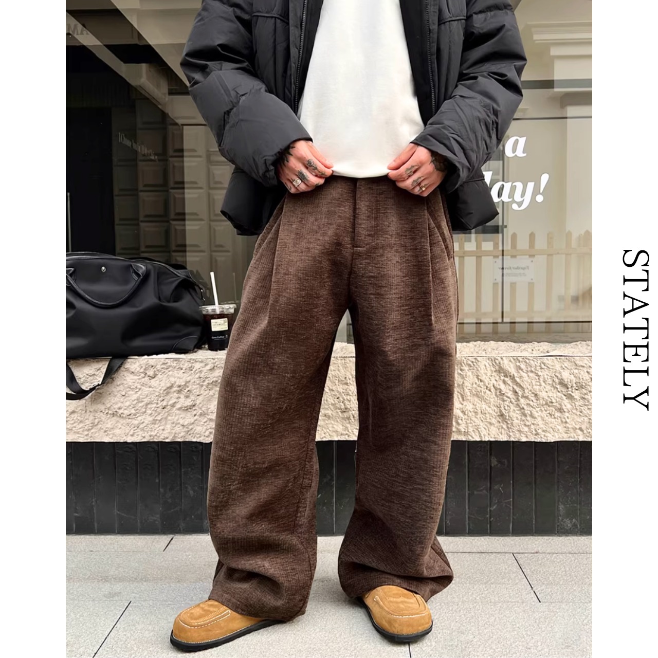 コーデュロイ Wide Slacks/3color_B99・画像9