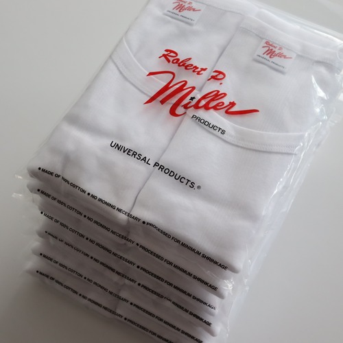 uiversal products. × miller " MILLER 2PAC TANK TOP ( WHITE ) "