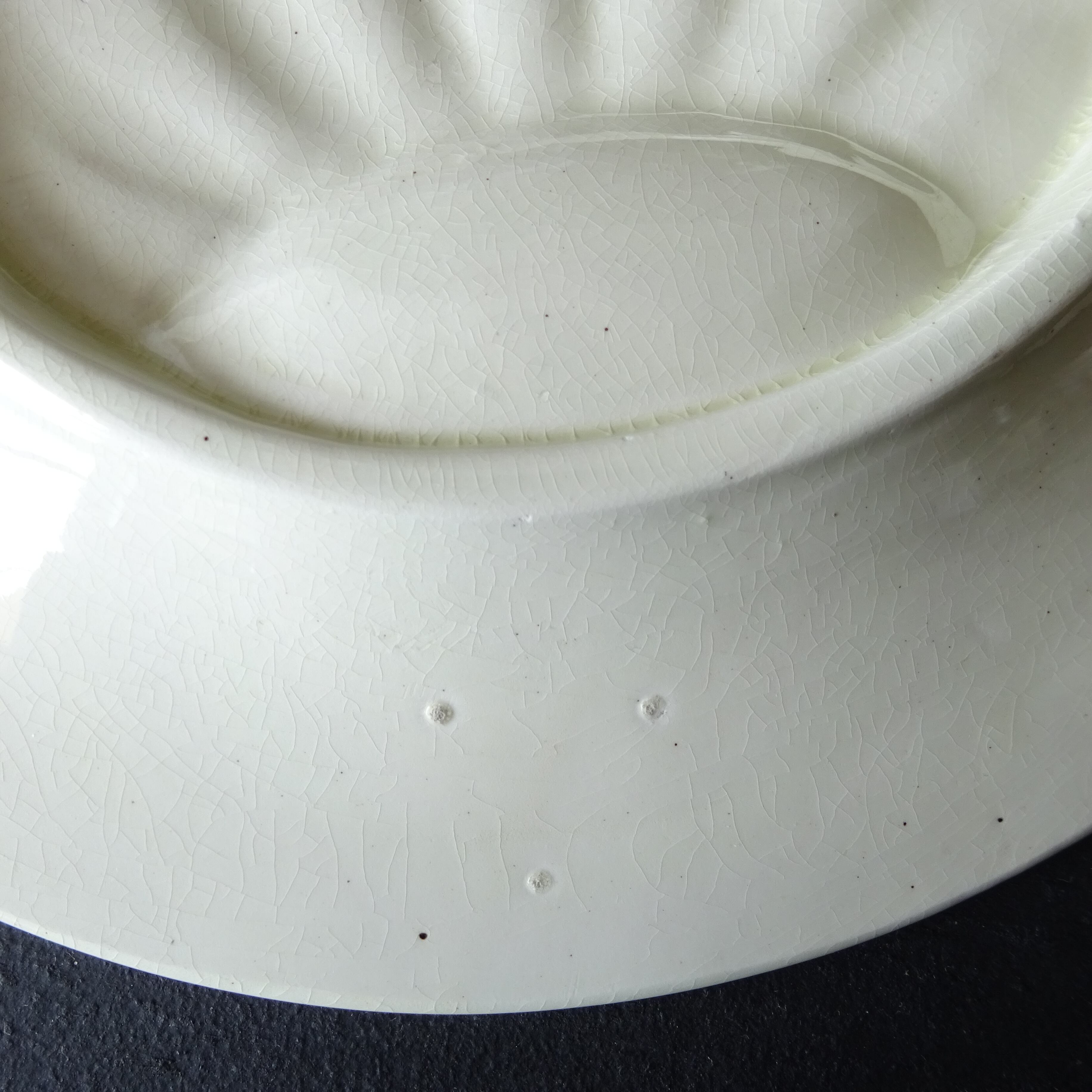 J. V et Cie Bordeaux  modèle《Sce Chevreuse》assiette à asperges・artichaut (A)