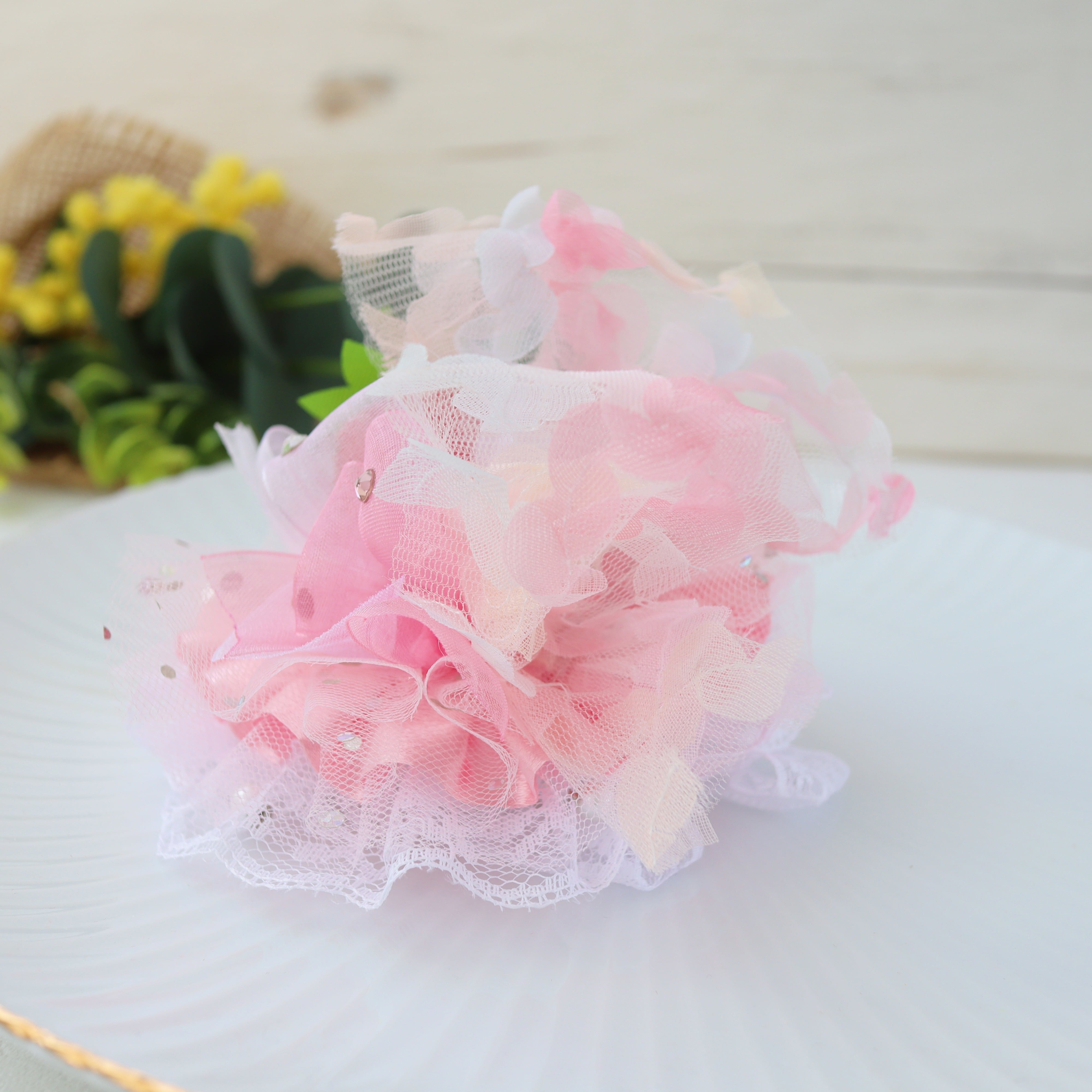 Fluffy sweet candy hat（ピンク）♡”ふわふわ、可愛いスイーツ”のよう