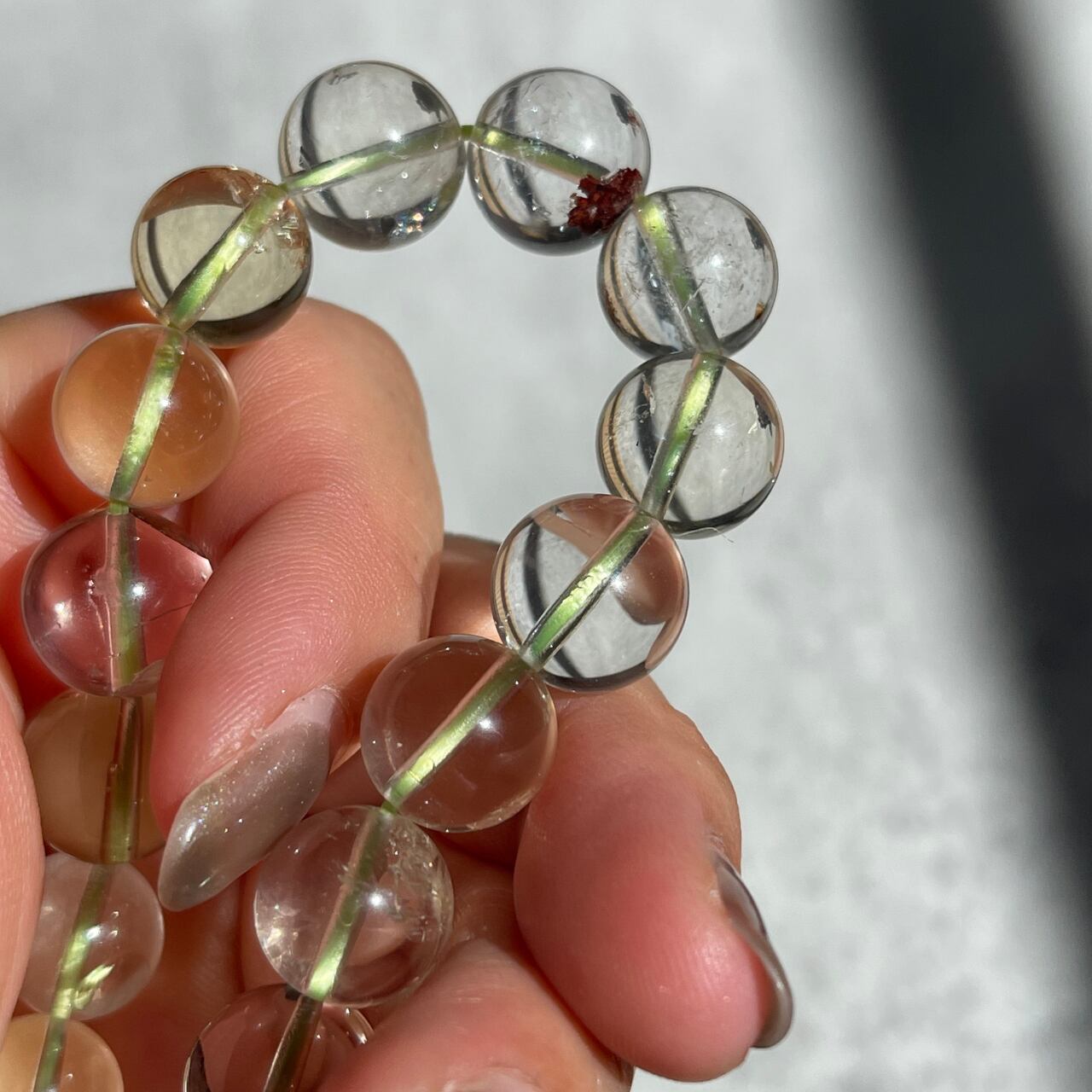 サンストーン ブレスレット 12mm マダガスカル産✨