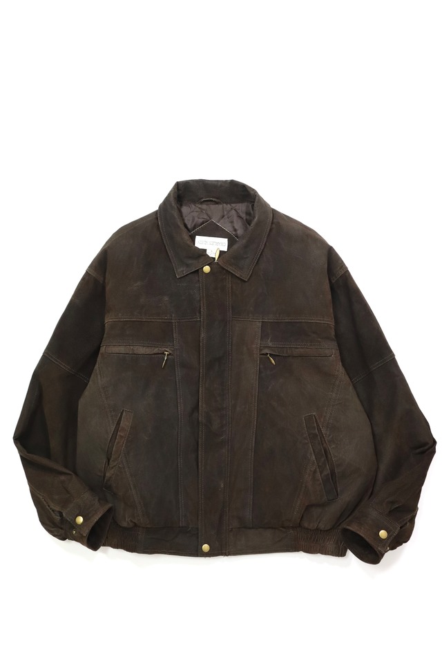 USED 80s charles klein Pig skin lether jacket