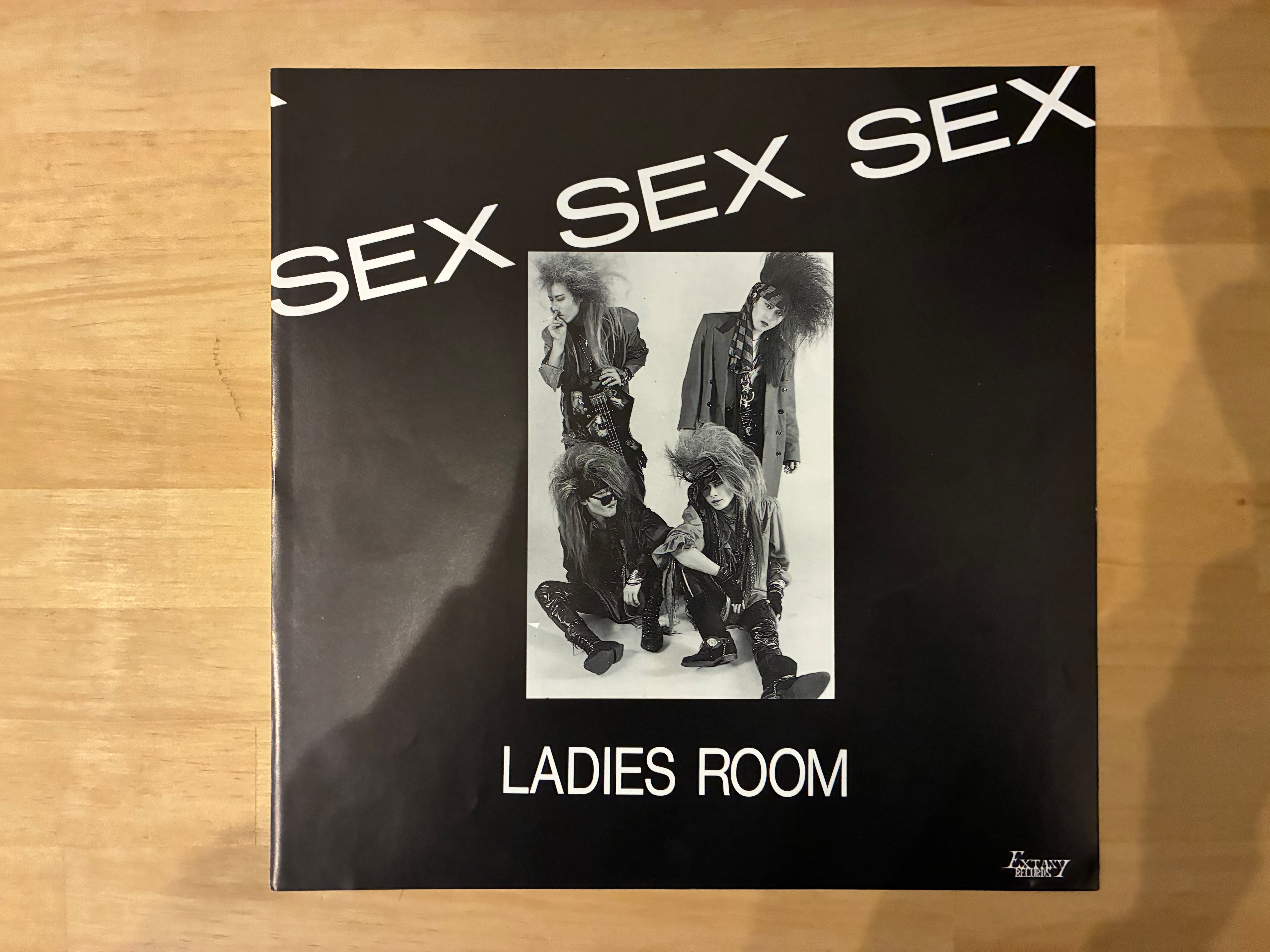 【特典付レアLP】LADIESROOM「SEX SEX SEX」ポスター冊子付 LADIES ROOM / SEX SEX SEX | sixteen records (シックスティーンレコード)
