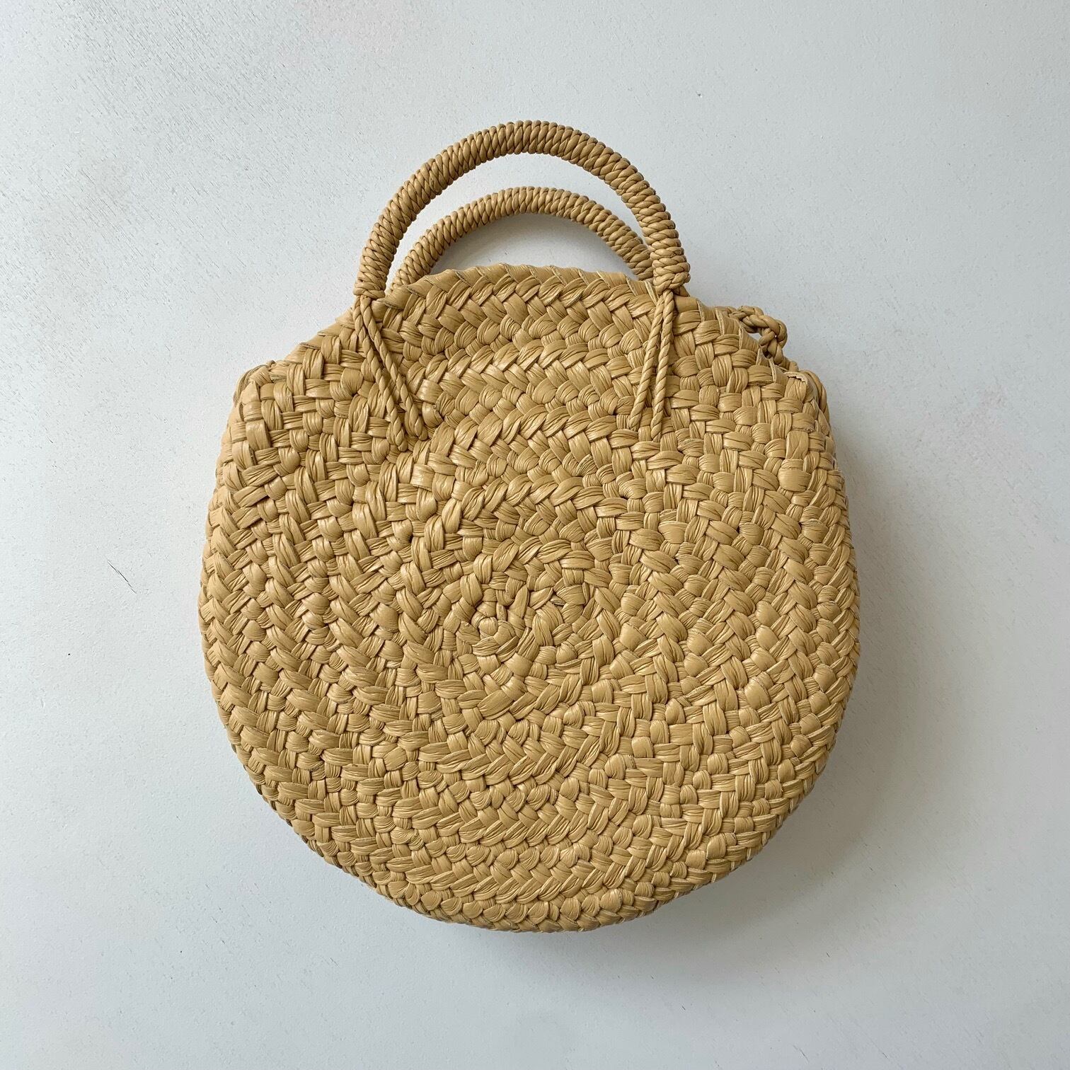 Aeta】LEATHER BASKET / CIRCLE BASKET:S / KG07 | eighty88eight