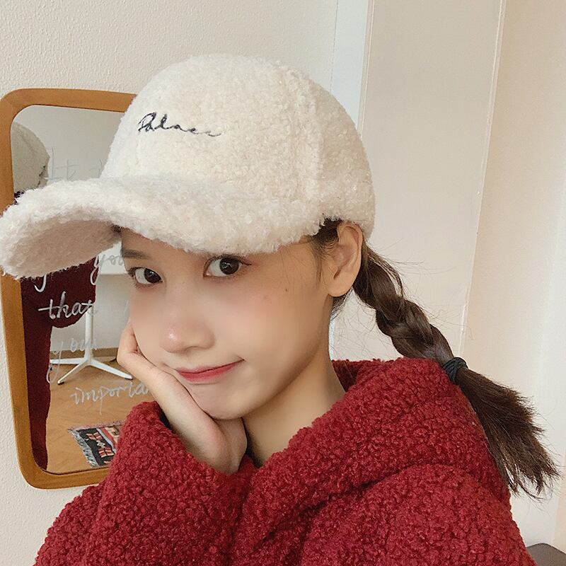 オータムウィンター刺繍キャップ レッド ストリート 秋物 冬物 ブラック・アイド・ピーズ42088333566