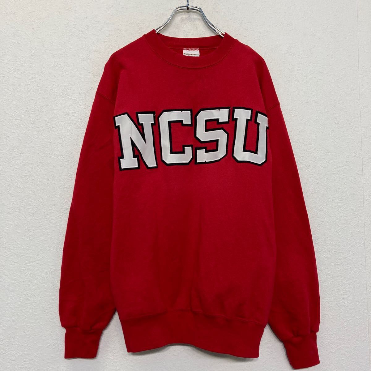 CAROLINA CONNECTION プリント スウェット トレーナー M レッド CAROLINA CONNECTION プリント スウェット トレーナー M レッド