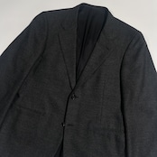 allegri アレグリ カシミヤ混 2B テーラードジャケット 48(L) /メンズ/ブラック グレー