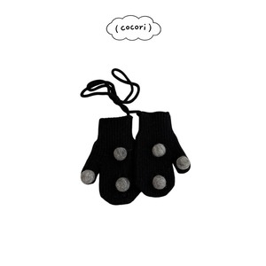 【予約/特典】cocori / Pom-pom knit gloves