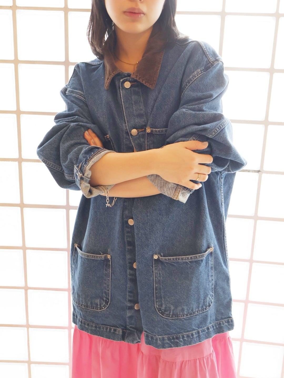 denim hunting jacket【1737】