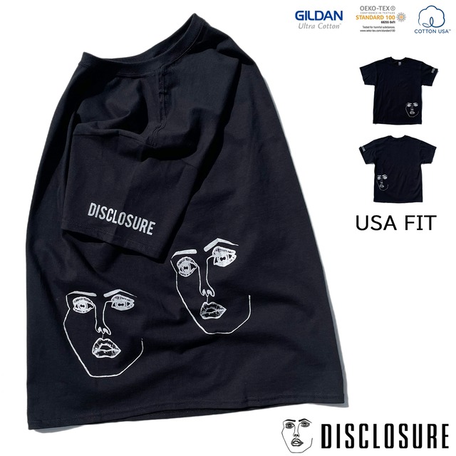 ディスクロージャー 「THE FACE」 DISCLOSURE  Tシャツ 【GILDAN Ultra cotton アメリカンフィット】2000-disc-face