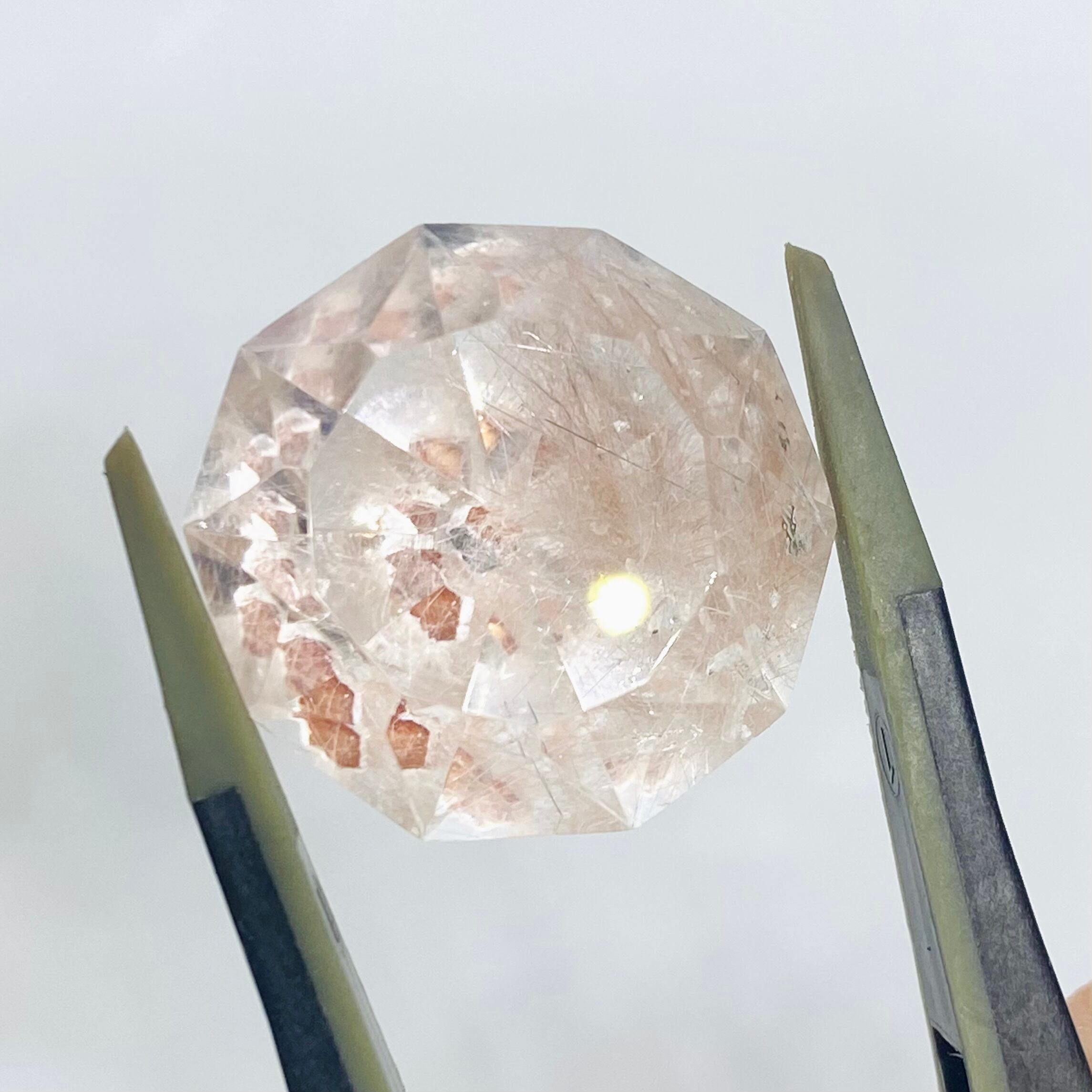 万華鏡　ピンクルチルクオーツインクオーツ