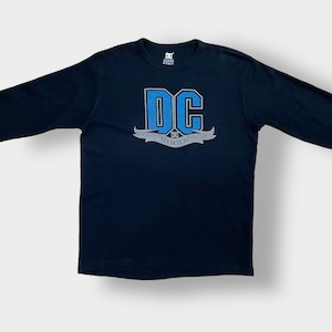 【DC Shoes】サーマルシャツ 長袖シャツ ワッフル ロンT プリント DCロゴ DCシューズ L US古着