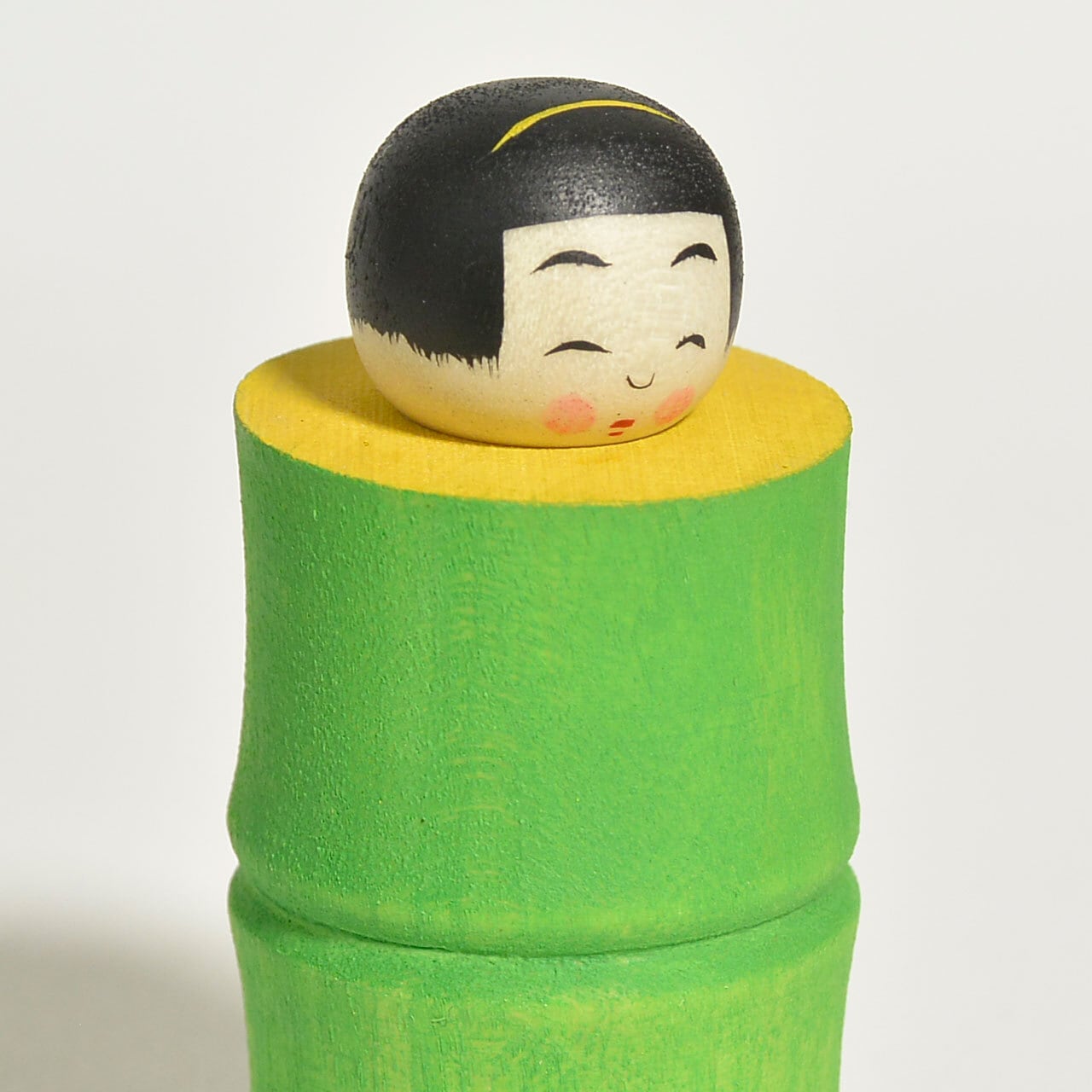 かぐや姫ちゃんこけし 約2寸 約6cm 鈴木明 工人（作並系）#2577