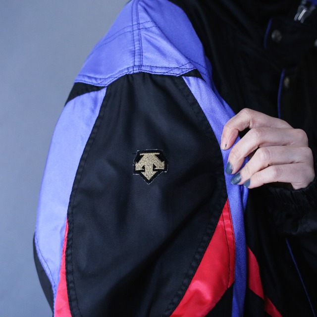 "tech×mode" good coloring switching design mountain jacket