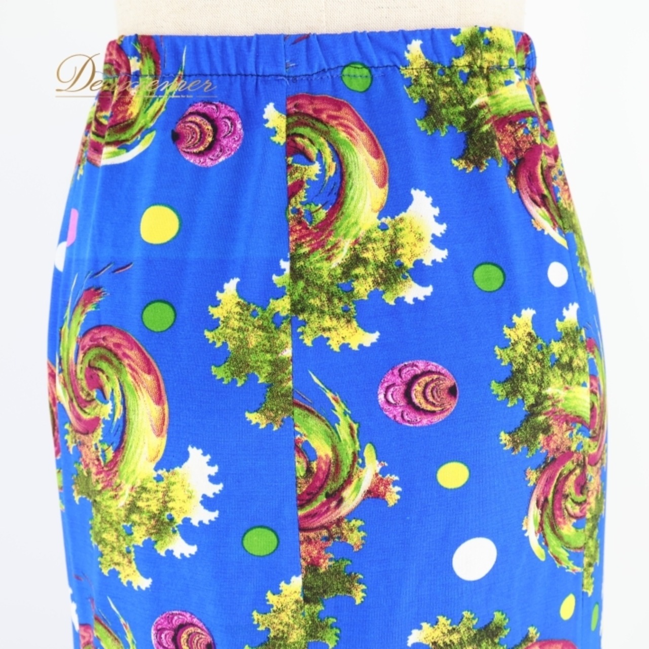 フラメンコ 衣装 ファルダ スカート 青 柄 模様 緑 タイト 軽い 薄い レッスン 練習 お洒落 フリル ブルー系 グリーン系 おしゃれ 女性用 Mサイズ ダンス 練習着 ファッション レディース