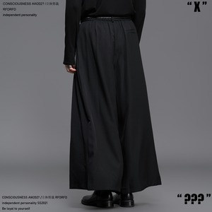 RFDRFD 26AW アンクル丈 和モダン ワイドプリーツパンツ