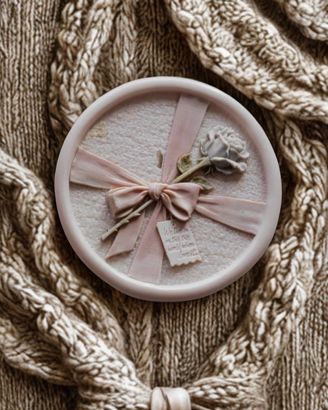 【早割・受注販売】Wax Stamp - Bouquet ribbon-スタンプヘッド