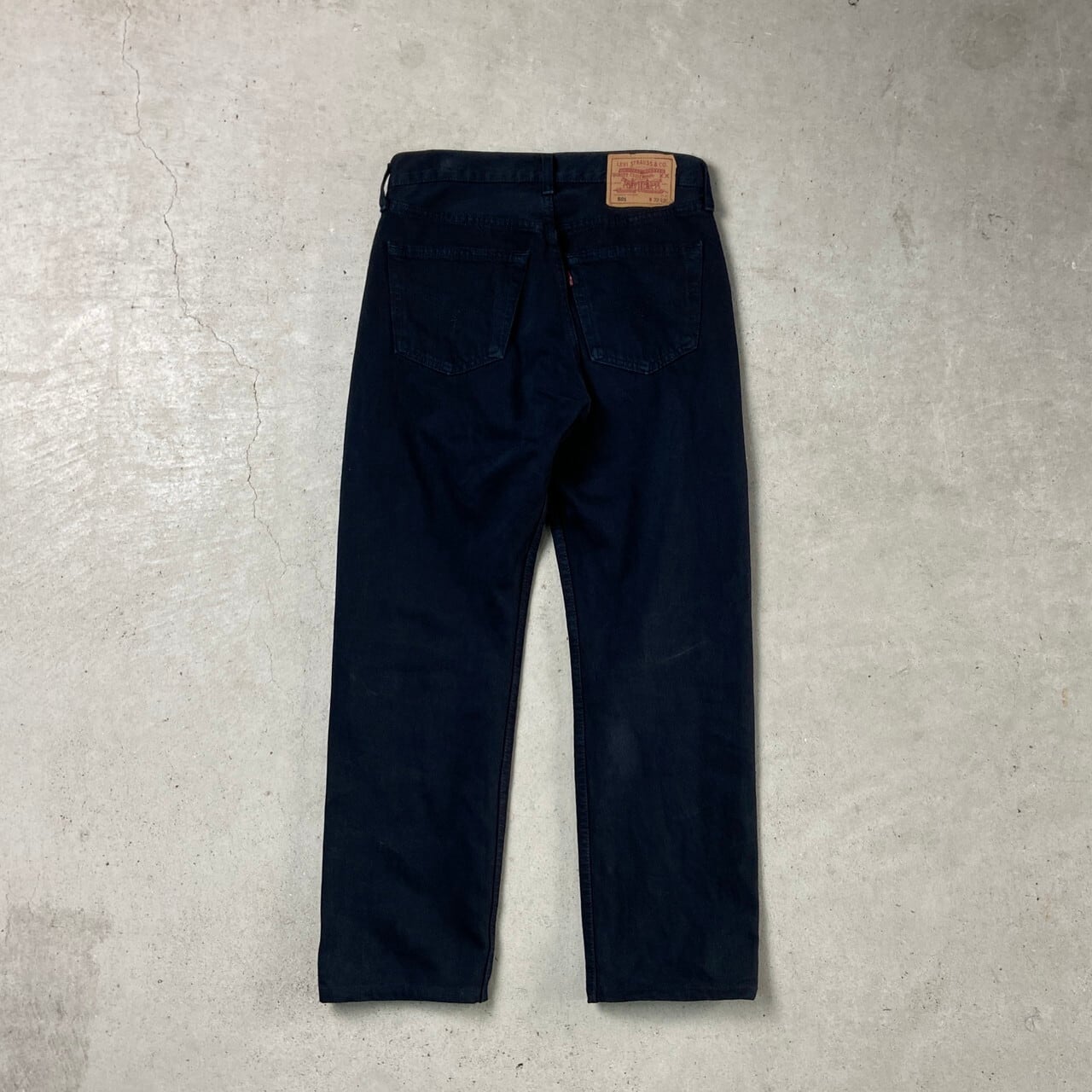 00年代 英国製 Levi's ユーロリーバイス 501 ブラックデニムパンツ
