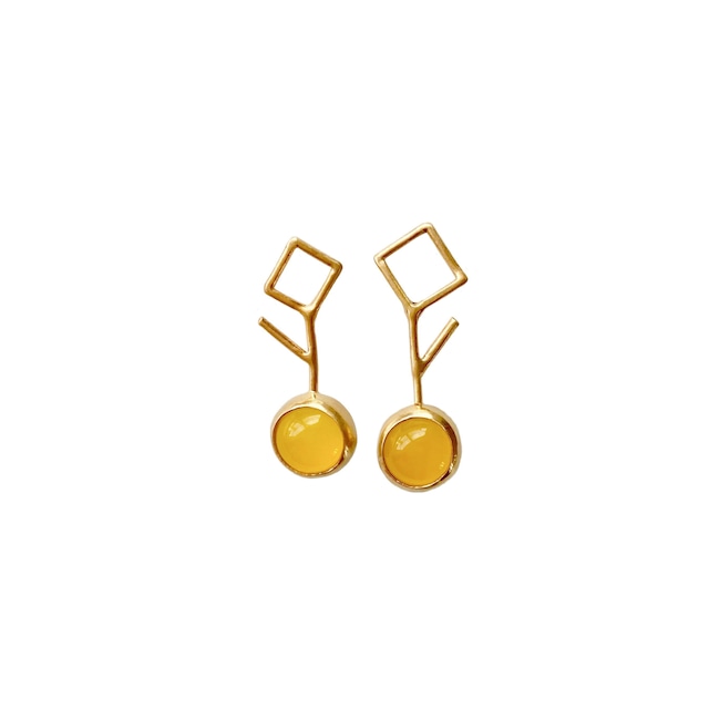 'citrus' pierced earrings