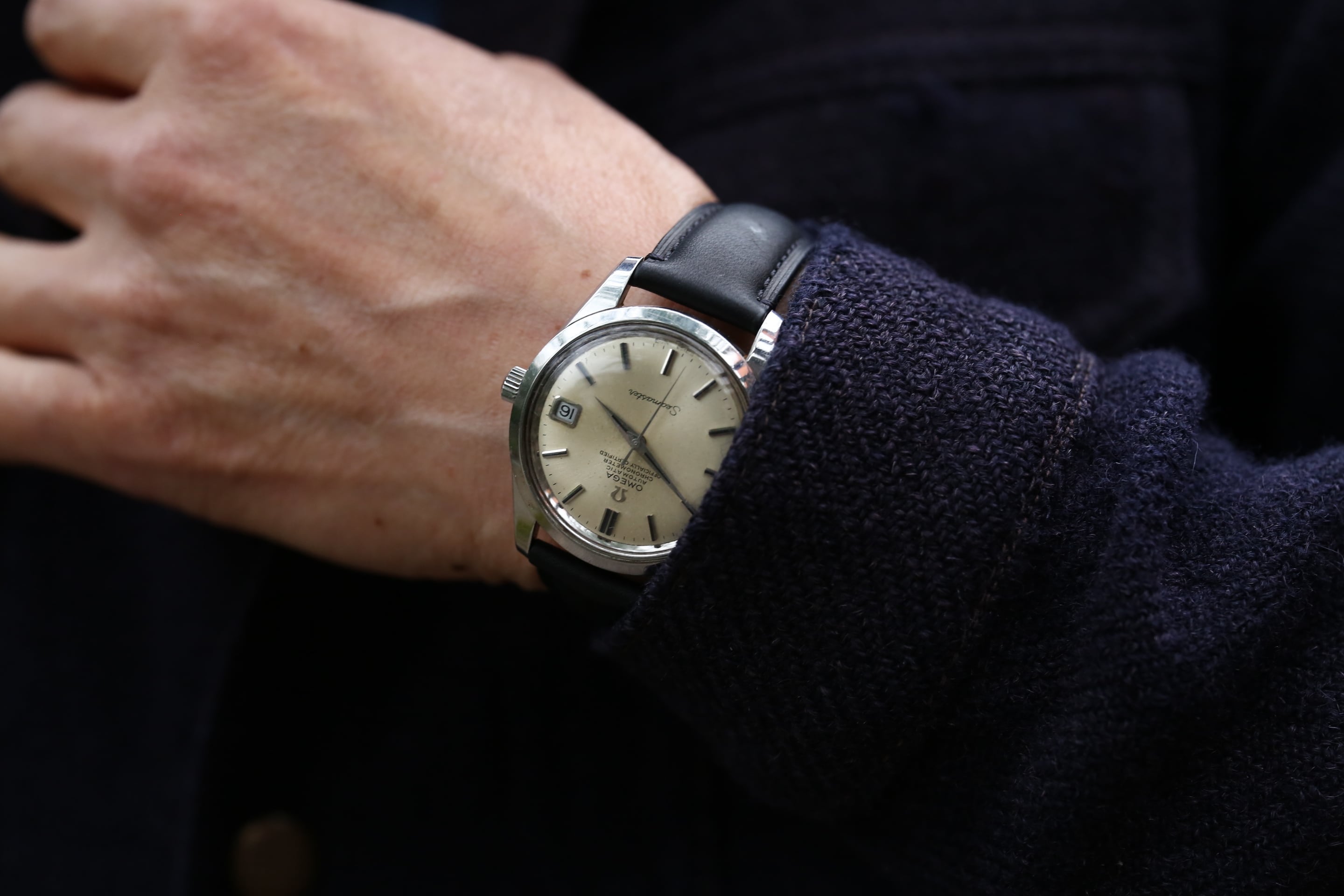 OMEGA】 1960's オメガ シーマスタークロノメーター ドレス OMEGA】 1960's オメガ シーマスタークロノメーター ドレス